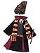 Produktbild Mädchen Gryffindor Hermine Granger Kostüm Roben, Zauberstab, Schal und Perücke für das Jahr 5-12 (5-6)