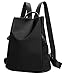 Produktbild COOFIT Rucksack Damen, Wasserdichter Nylon Rucksack Schultertasche Damen Anti-Diebstahl Tagesrucksack (Schwarz)