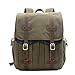 Produktbild Jakiload Retro Canvas Bag Schultertasche Wear Casual Backpack Travel Schoolbag Army Grün