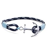 Tom Hope Damen Wickelarmbänder Versilbert - Ice Blue TM0061