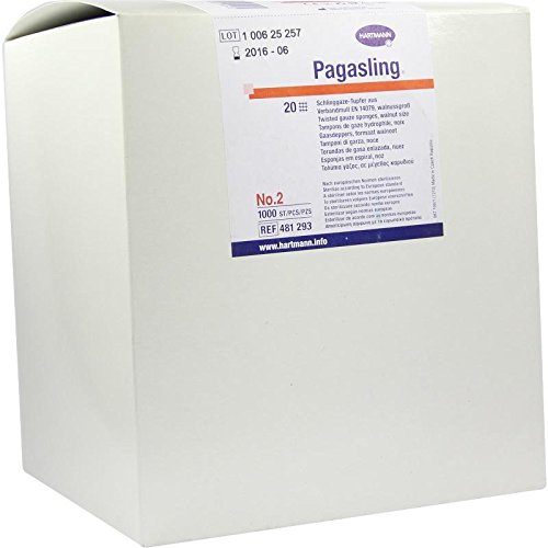 Preisvergleich Produktbild PAGASLING Mulltupfer unsteril Gr.2 walnussgroß 1000 St Tupfer