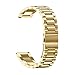 Produktbild Uhrenarmband, Armband, Uhren, Uhrarmband, Ohwens 4 Farben für Universal-Uhrenarmband, Armband mit Schnellverschluss aus Edelstahl, 18 mm, 20 mm, 22 mm für Gear S3 Frontier Classic S2 (20mm, Gold)
