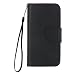 Produktbild Samsung Galaxy S7 Edge / G935F Hülle, Chreey [Einfach Elegant] PU Lederhülle Magnetische Flip Case Brieftasche Handytasche Matt Schutzhülle mit Standfunktion Kartenfächer [Schwarz]