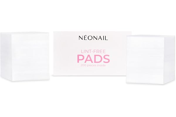 NEONAIL Tampons Sans Poussière - Lingettes Nettoyantes - Lingette - Tampons Non Pelucheux - Accessoire Ongle - Pads Ongles - Accessoire Manucure - 200 Pièces