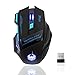 Produktbild ECHTPower Gaming Funkmaus, LED 7D Optical 2400DPI 2.4G Wireless Gaming Maus Gaming Mouse for Pro Gamer Spieler