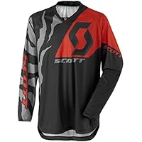 Scott 350 Race MX Motocross Jersey/DH Bicicleta Camiseta Azul/Blanco/Amarillo 2017, hombre, negro, L