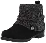 timberland mukluk boots 5 Blockabsatz Mukluks MUK LUKS Women\'s Boots Pattrice Damen-Stiefel, schwarz, 42 EU