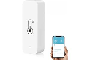 PEPPY Termometro WiFi e igrometro per Casa, Sensore Temperatura WiFi e igrometro umidità casa, Monitoraggio Preciso