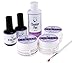 Professional Nail Art Studio UV Gel Top Coat Cleanser Plus Base Nail Tool Kit UK