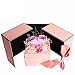 Produktbild Ruiting Schmuck-Box Halskette Schublade Konservierte Blumen-Geschenk-Kasten-Ohr Organisator Produkt für Zuhause oder Küche