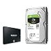 Produktbild Samsung 250GB 860 EVO SSD 2, 5 Zoll + Festplatte Seagate-Barracuda 1TB Festplatte SATA III , ST1000DM010