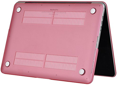 Topideal 3 in 1 – [EU/GB-Tastatur Version] Matte Hart-Schutzhülle für MacBook 13 Pro 33,8 cm (13 Zoll) mit Retina-Display-Modell A1425 / A1502 (ohne CD-ROM-Laufwerk) + Tastaturhülle + Displayschutzfolie - 4