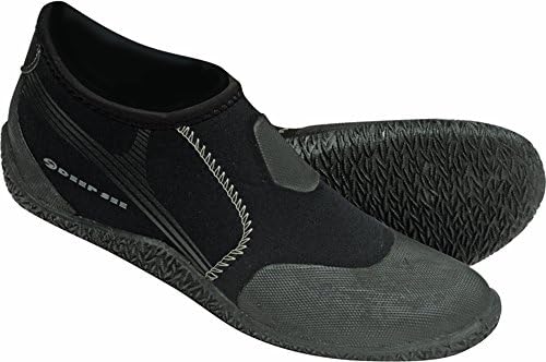 Deep See Women's 3/5mm Aqua Purge Dive Boot, Black, Size 6