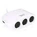Produktbild YANG's 3-Socket Zigarettenanzünder 2 Ports USB Car Charger Netzteil 120W 12V-24V DC Outlet Splitter Für iPhone iPad, Android Samsung, GPS, Dashcam (Weiß)