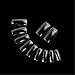 500 pcs Clear DIY French Acrylic Artificial UV Gel False Fake Nail Art Tips Makeup 10 Sizes