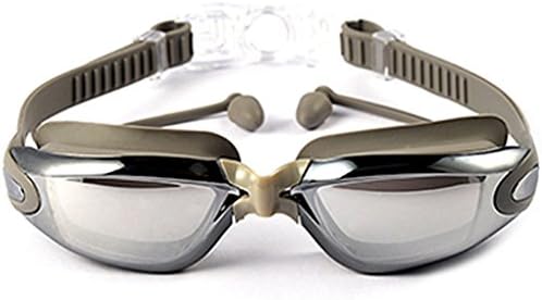 Swimming Goggles Swim Glasses for Adult Men Women Youth Kids Children, with Anti-Fog, Waterproof Gray
