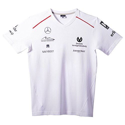 Michael Schumacher camiseta Cuello en V "Sponsor"- blanco - blanco, S