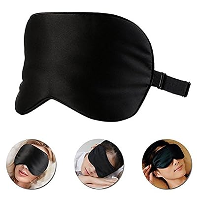 KAIHONG Masque de sommeil de voyage pour un sommeil léger avec un blocage de la lumière à 100% Masque de couchage confortable pour une relaxation profonde Meilleur masque pour les yeux et masque de nuit luxueux