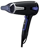 privado o en el salón Rowenta CV3820 Secador de Pelo CV3820F0 con 3 Velocidades, 1800W, 2300 W, 2, Negro