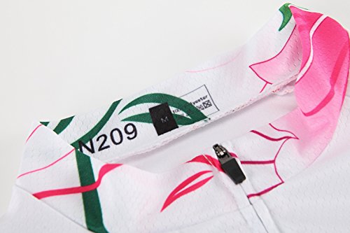 Radtrikots Radhose Damen Kurzarm jersey(S~5XL,option:Trägerhose,3D Sitzpolster) N201 - 3