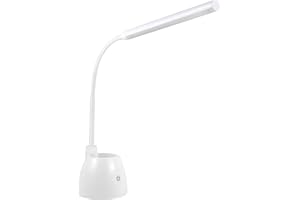 Lumare LED Desk Lamp Dimmerabile 6W 480 Lumen Bianco 3 Livelli di Luminosità Lampada da Letto 2700K Bianco Caldo