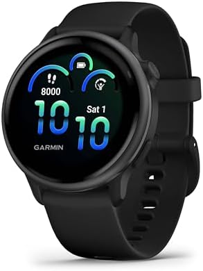Garmin vívoactive 6, Smartwatch AMOLED 1,2" 2.000 nit, Cassa 42mm, Musica, GarminPay, +80 Sport, GPS, Cardio, Coach, Dinamiche di corsa, App Mobility, Autonomia 11 giorni, Black & Slate