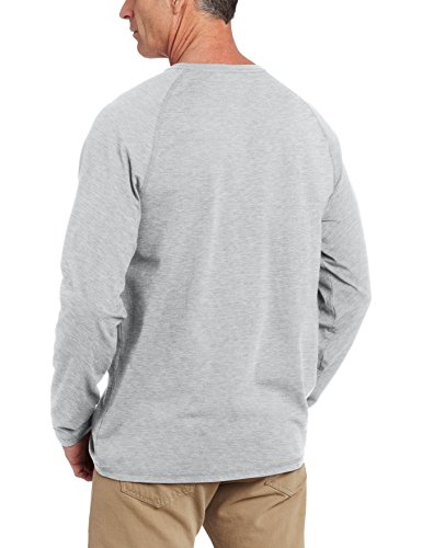 Carhartt Force® Cotton Long Sleeve T-Shirt (Large, Heather Grey) - 2