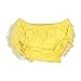La Vogue Baby Girls Boys Ruffle Pants Knickers Bloomers Nappy Cover (L, Yellow)