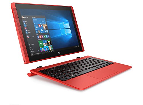 HP Pavilion x2 10-n102na  10 1 inch  Notebook PC Atom  Z8300  1 44GHz 2GB 32GB eMMC WLAN BT Webcam Windows 10 Home 64-bit HD Graphics  Sunset Red 