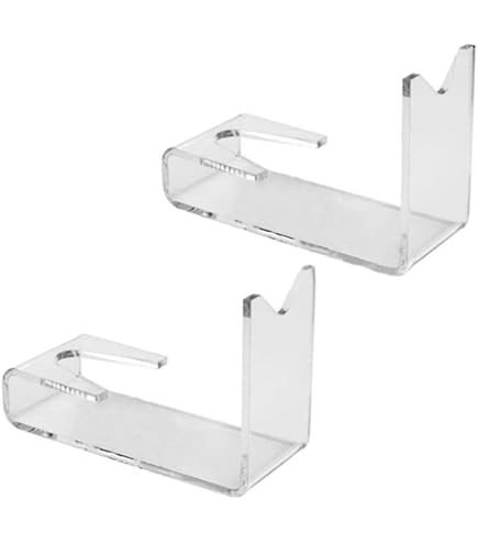 Supporto Per Pistole In Acrilico Trasparente - Rastrelliera Regolabile In Altezza E Lunghezza, 19.5x5x16 Cm - Foto 9