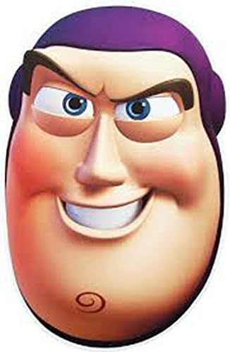 OFFICIAL DISNEY TOY STORY - BUZZ LIGHTYEAR FUN CARDBOARD PARTY FACE MASK 10 X
