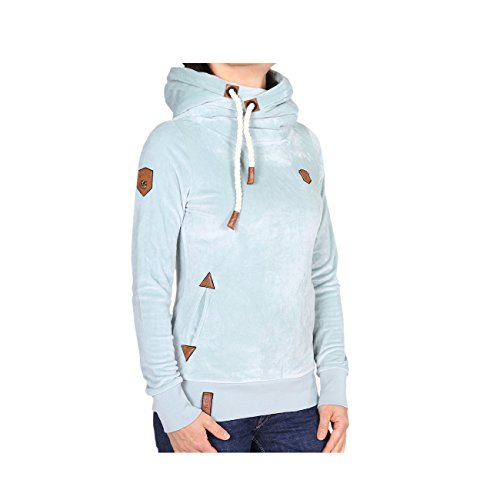 Preisvergleich Produktbild Damen Kapuzenpullover Naketano Darth Mack Hoodie, Blau, Gr. S