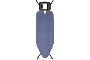 Brabantia - Ironing Board C - Flexible Steam Iron Rest - Adjustable in Height - Non-Slip Rubber Feet - Cotton Cover with Foam