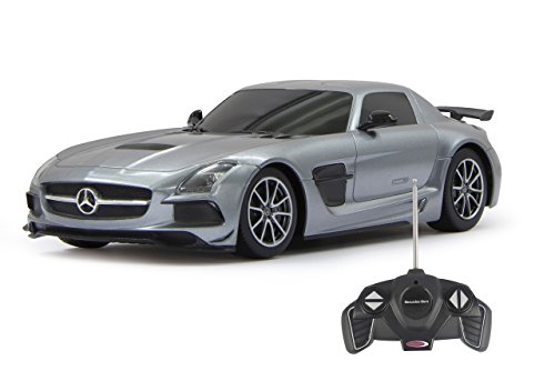 Preisvergleich Produktbild Jamara 404141 Mercedes SLS AMG BS 1:18 silber 40MHz