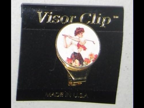 Classic Woman Golfer Hat Clip & Ball Marker NEW!