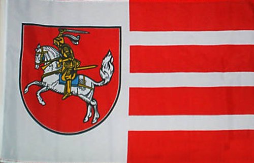 Qualitäts Fahne Flagge Dithmarschen 90 x 150 cm mit verstärktem Hissband
