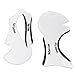 NALATI 2PCs Stencils For Perfect Cat Eyeliner And Smoky Eyes Makeup Tool ... (NBE0023_WH-A)