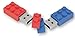 Produktbild USB-Stick 16 GB Design Registerkarte Lego 2 Farben: Blau oder Rot. 1 Stück