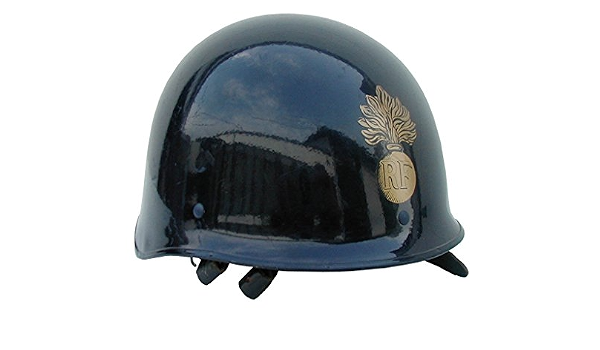 A. Blöchl Protezione Runbo Gomma con Stampa Francese Islandese Casco  Polizia gendarmi Colore Blu in Buone Condizioni : Amazon.it: Abbigliamento