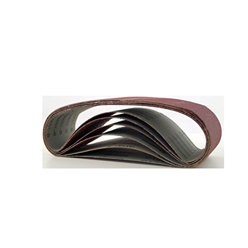 24 Stk. Bandschleifpapier 75 x 533 mm Schleifpapier Bandschleifer Schleifband Körnung 40/60/80/100/120/150 - 2