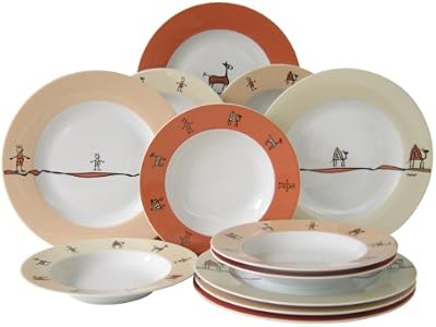 Creatable 10815 Service de Table Nature 12 Pièces