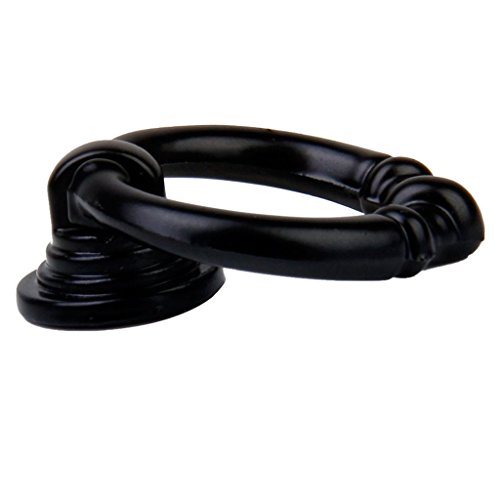 Ziehgriff Knopf – TOOGOO(R) 3 Paar Vintage Schublade Kommode Schrank Ziehgriff Knopf Griffe Schwarz - 6