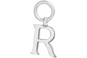 SUGARKITTEN LONDON Sterling Silver A-Z Letter Alphabet Initial DIY Charm Pendant 8 x 15mm