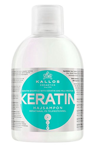 Kallos Shampooing Kératine 1 L - Lot de 4