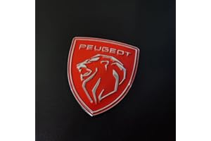 AJAAS Auto Distintivo dell'emblema Adesivi, Per Peugeot 508L 4008 5008 308 2008 auto ricambio Logo decorativo Adesivo styling Decal Accessori,A