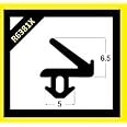 Bubble Gasket - Rubber Door and Window Seal Gasket - Black - R6381X - uPVC Gasket (PER METRE)