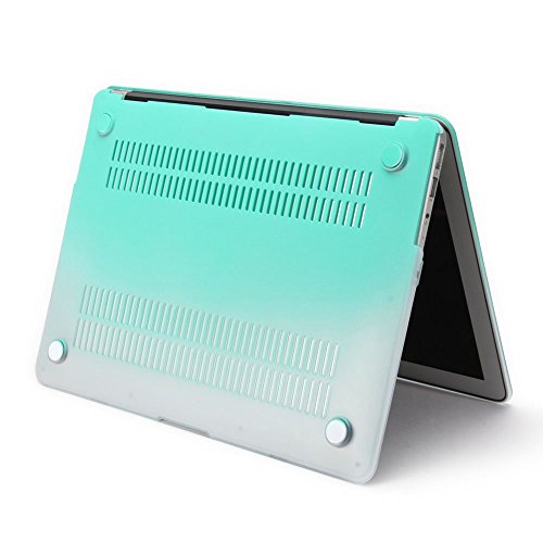 GMYLE Hart RS Print Matt für MacBook Air 13 – Farbverlauf Türkis Dream Catcher Muster Durch gummierte Hard Shell Fall-Abdeckung Hülle Case Etui Tasche - 6