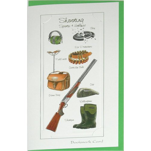 Marcapáginas de grabación de tarjetas