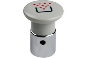 Anakel Home Valvola di Sicurezza Rotativa di Ricambio Compatibile con Express Cooker BRA Star e BRA New Star di Tutte le Capacità | Grigio, 3 x 3 x 3,8 cm