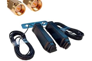 W WONECT Antena 4G Wonect Yagi 46dBi Blanca Exterior Largo Alcance. Cable Directo conexión Routers 4G 5G LTE Antena direccional Mejora de señal (15 Metros)